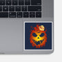 Halloween Scary Pumpkin-None-Glossy-Sticker-LM2KONE