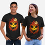 Halloween Scary Pumpkin-Unisex-Basic-Tee-LM2KONE