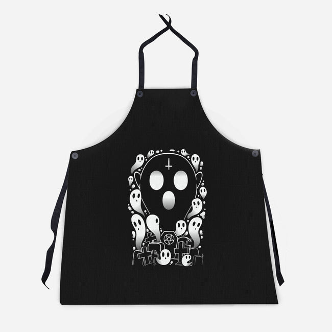 King Of Ghosts-Unisex-Kitchen-Apron-LM2KONE