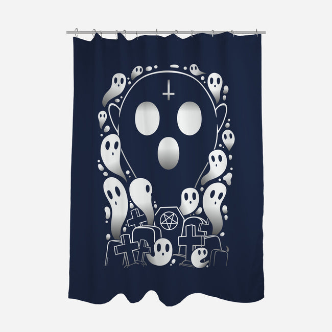 King Of Ghosts-None-Polyester-Shower Curtain-LM2KONE