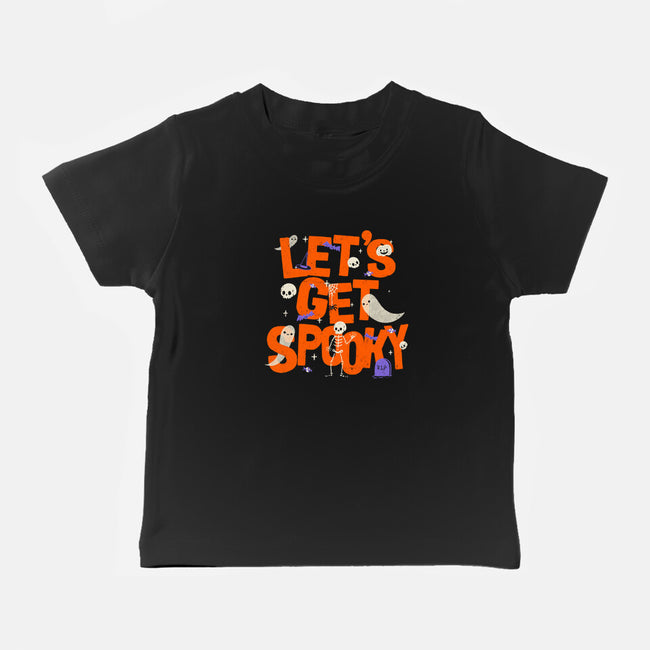 Time To Get Spooky-Baby-Basic-Tee-zachterrelldraws