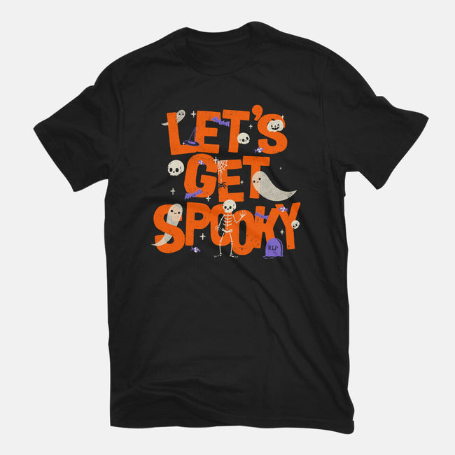 Time To Get Spooky-Unisex-Basic-Tee-zachterrelldraws