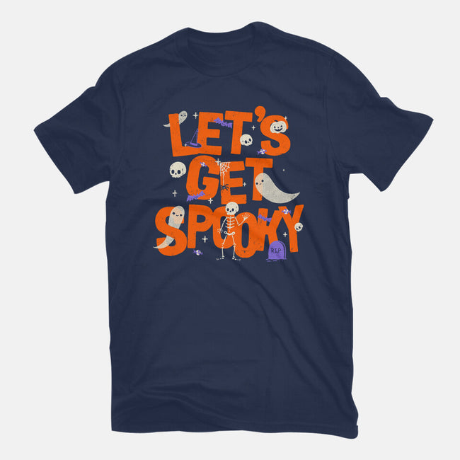 Time To Get Spooky-Mens-Basic-Tee-zachterrelldraws