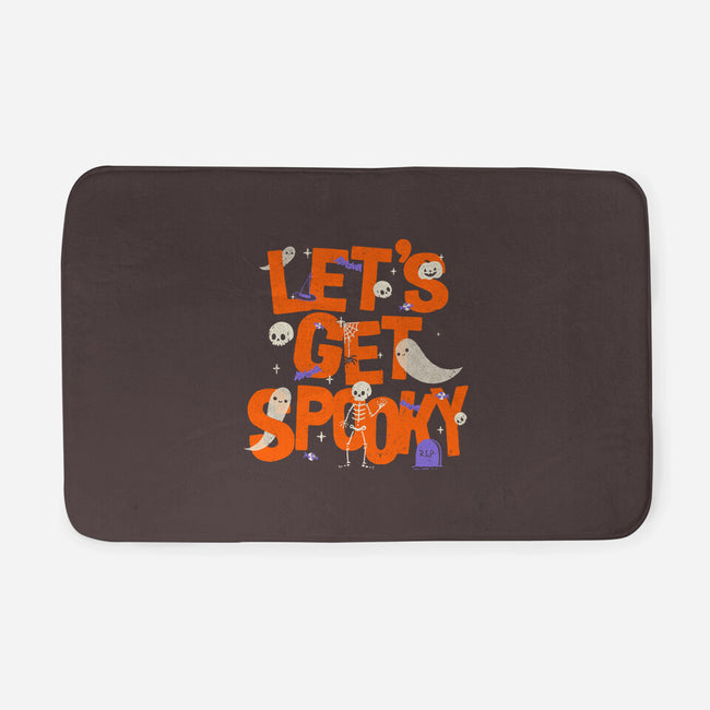 Time To Get Spooky-None-Memory Foam-Bath Mat-zachterrelldraws