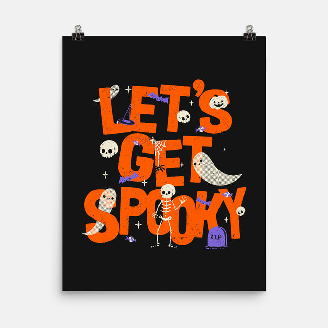 Time To Get Spooky-None-Matte-Poster-zachterrelldraws