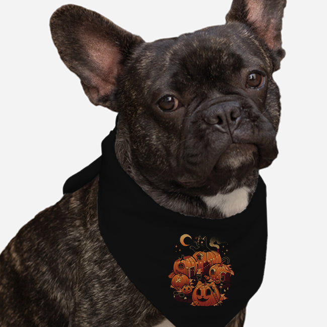 Pumpkin House Halloween-Dog-Bandana-Pet Collar-tobefonseca