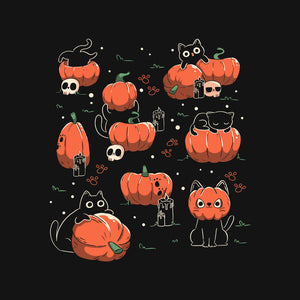 Pumpkin Halloween Cats