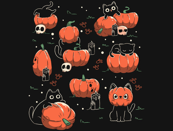 Pumpkin Halloween Cats