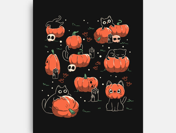 Pumpkin Halloween Cats