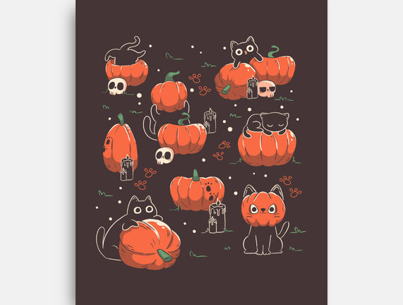 Pumpkin Halloween Cats