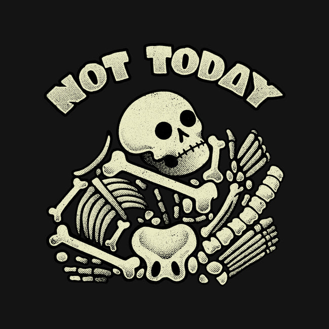 Not Today Skeleton-Unisex-Kitchen-Apron-tobefonseca