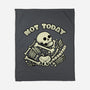 Not Today Skeleton-None-Fleece-Blanket-tobefonseca