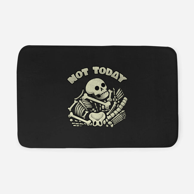 Not Today Skeleton-None-Memory Foam-Bath Mat-tobefonseca