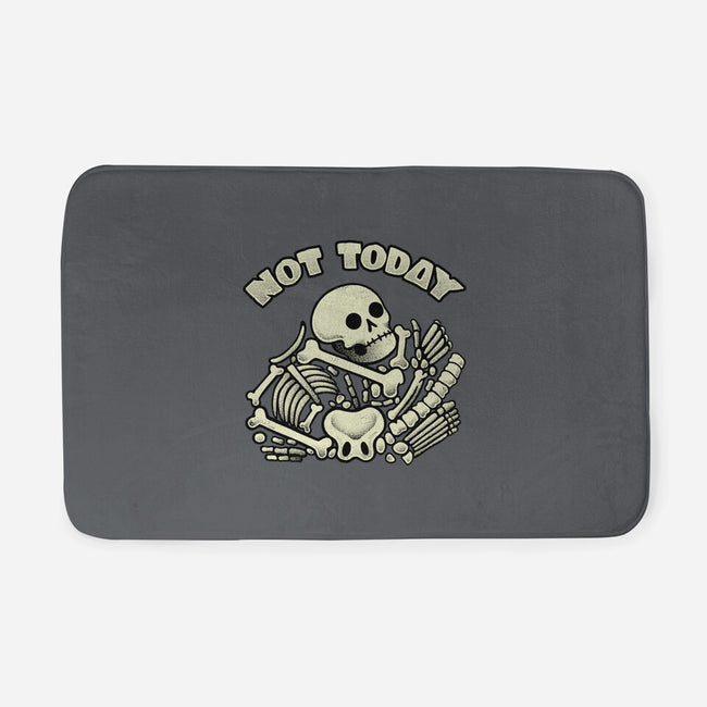 Not Today Skeleton-None-Memory Foam-Bath Mat-tobefonseca