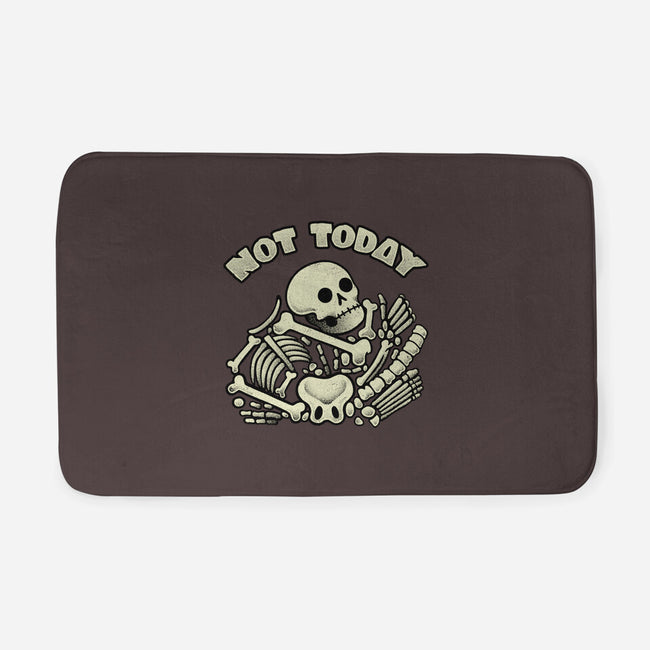 Not Today Skeleton-None-Memory Foam-Bath Mat-tobefonseca