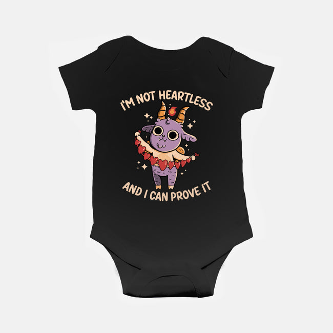 I'm Not Heartless-Baby-Basic-Onesie-tobefonseca