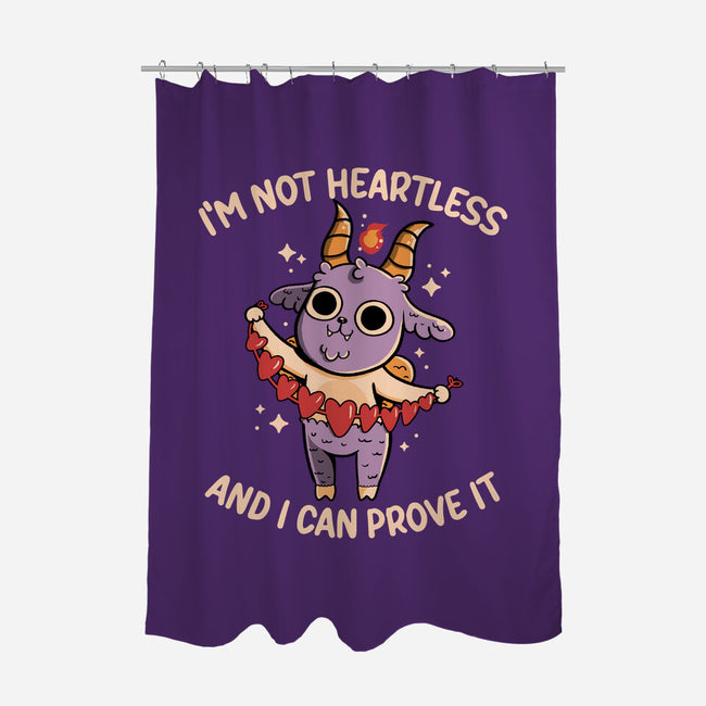 I'm Not Heartless-None-Polyester-Shower Curtain-tobefonseca