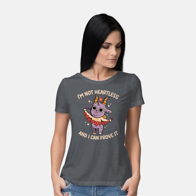 I'm Not Heartless-Womens-Basic-Tee-tobefonseca