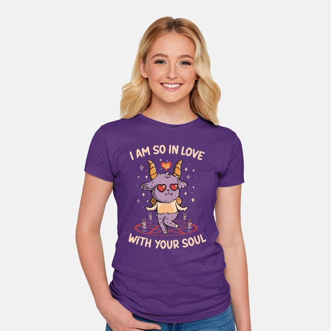 In Love With Your Soul-Womens-Fitted-Tee-tobefonseca