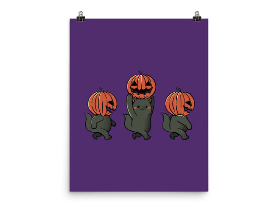 Halloween Pumpkin Kittens