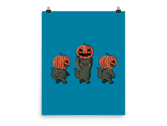 Halloween Pumpkin Kittens