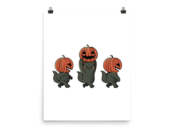 Halloween Pumpkin Kittens