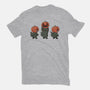 Halloween Pumpkin Kittens-Mens-Basic-Tee-tobefonseca