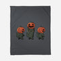 Halloween Pumpkin Kittens-None-Fleece-Blanket-tobefonseca