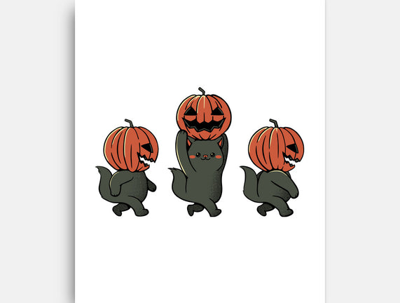 Halloween Pumpkin Kittens