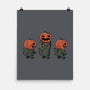 Halloween Pumpkin Kittens-None-Matte-Poster-tobefonseca