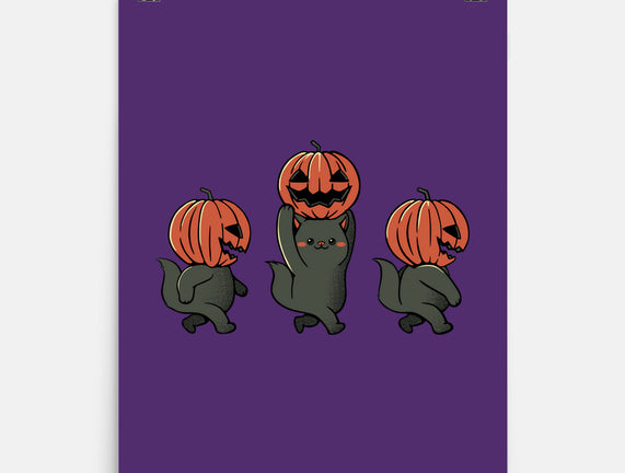 Halloween Pumpkin Kittens