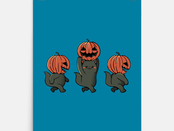 Halloween Pumpkin Kittens