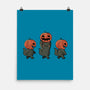 Halloween Pumpkin Kittens-None-Matte-Poster-tobefonseca