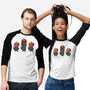 Halloween Pumpkin Kittens-Unisex-Baseball-Tee-tobefonseca