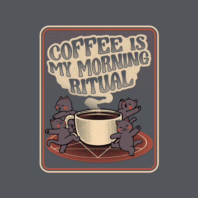 Coffee Morning Ritual Cats-None-Stretched-Canvas-tobefonseca