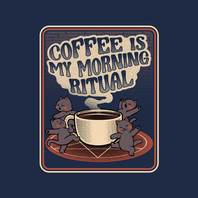 Coffee Morning Ritual Cats-Mens-Heavyweight-Tee-tobefonseca