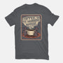 Coffee Morning Ritual Cats-Womens-Fitted-Tee-tobefonseca