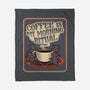 Coffee Morning Ritual Cats-None-Fleece-Blanket-tobefonseca