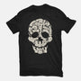 Cat Skeleton Skull-Mens-Basic-Tee-tobefonseca