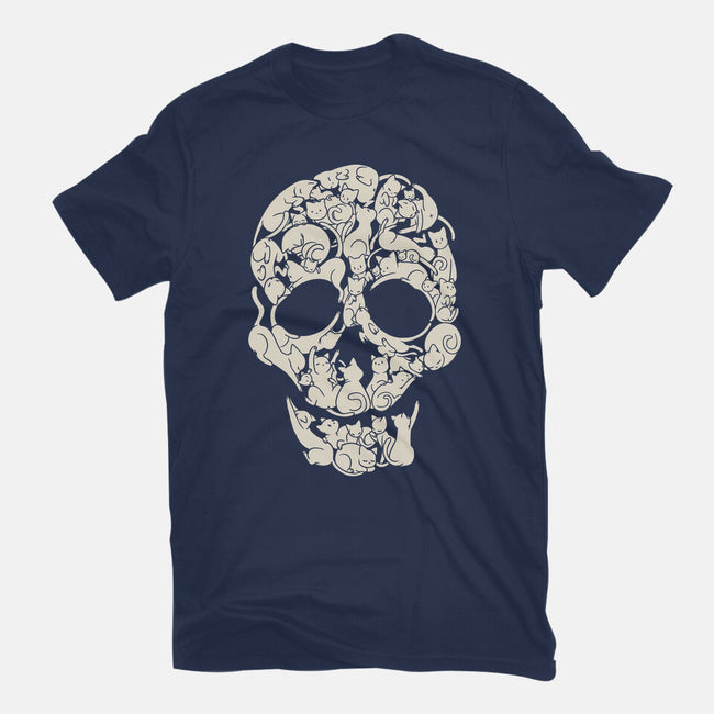 Cat Skeleton Skull-Mens-Premium-Tee-tobefonseca