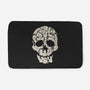 Cat Skeleton Skull-None-Memory Foam-Bath Mat-tobefonseca