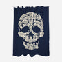 Cat Skeleton Skull-None-Polyester-Shower Curtain-tobefonseca