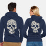 Cat Skeleton Skull-Unisex-Zip-Up-Sweatshirt-tobefonseca