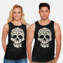 Cat Skeleton Skull-Unisex-Basic-Tank-tobefonseca