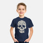 Cat Skeleton Skull-Youth-Basic-Tee-tobefonseca