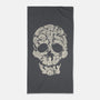 Cat Skeleton Skull-None-Beach-Towel-tobefonseca