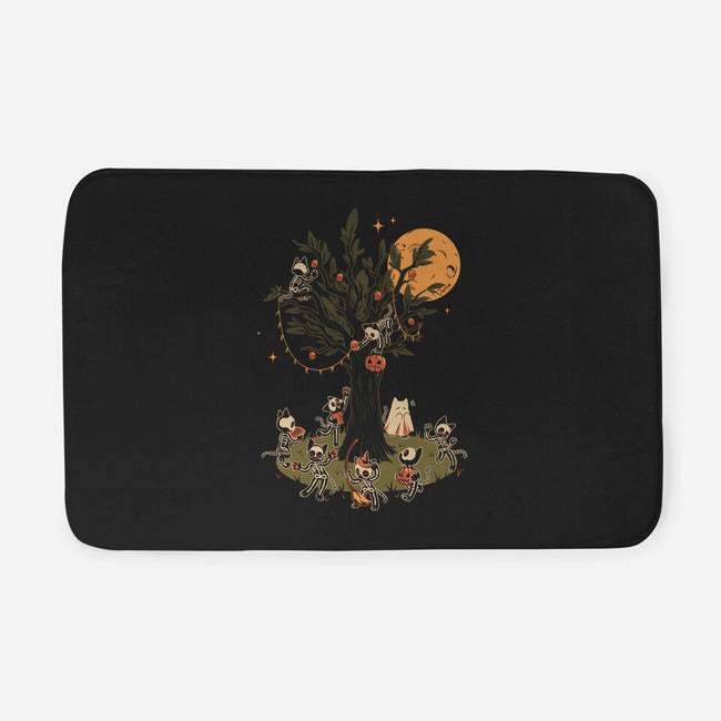 Black Cats Tree-None-Memory Foam-Bath Mat-tobefonseca