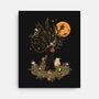 Black Cats Tree-None-Stretched-Canvas-tobefonseca