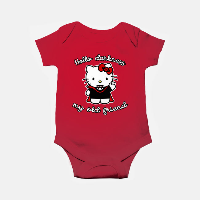 Hello Darkness My Old Friend-Baby-Basic-Onesie-SubBass49