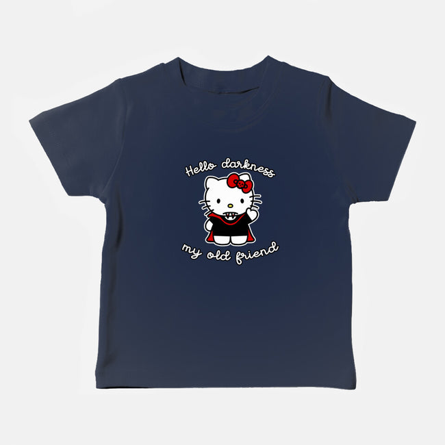 Hello Darkness My Old Friend-Baby-Basic-Tee-SubBass49